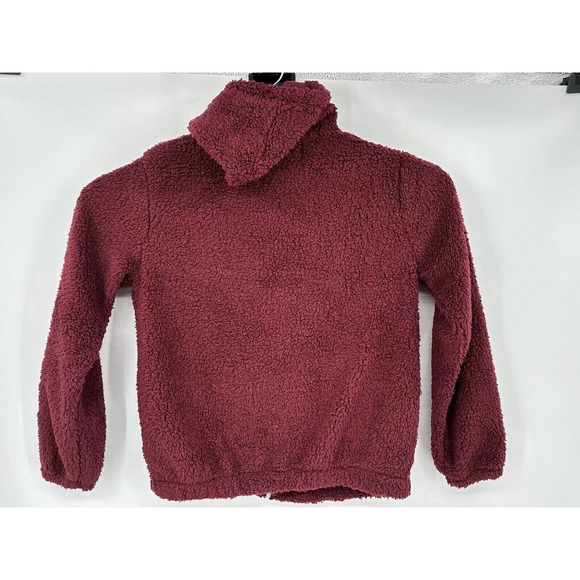 Inspired Culture Los Angeles Burgundy Jacket Full Zip Up Size Medium‎ NWT - Picture 3 of 7